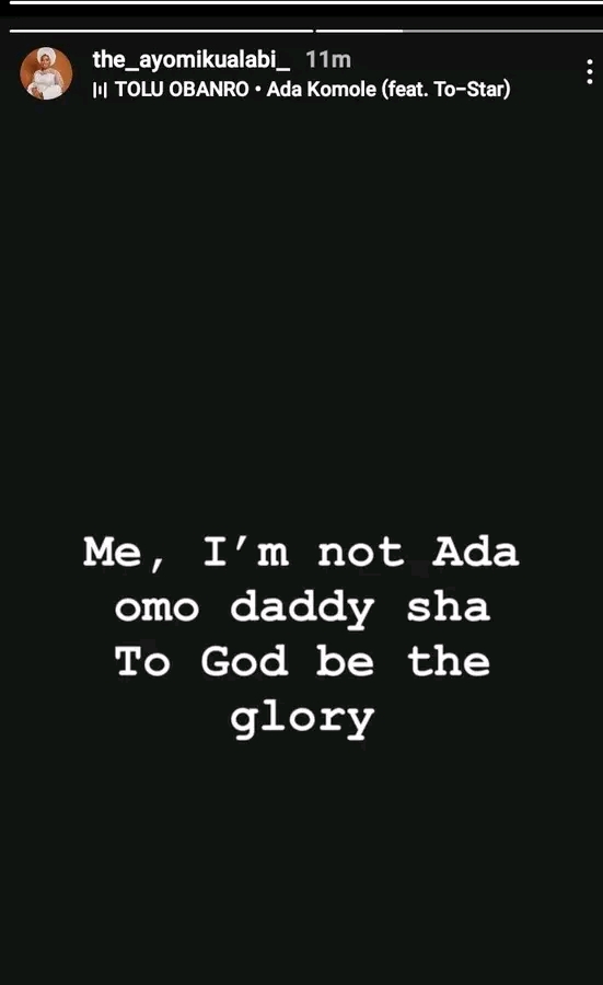 Ayomikun Instagram post