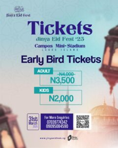 Jinya EiD Fest 2025: A Joyful Gathering of Unity, Culture, and Celebration Brought to you by Jama-at-ul Islamiyya of Nigeria. Youth Association, Lagos Branch