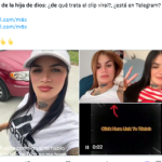 Screenshot of social media users claiming to have access to the video of God's daughter.