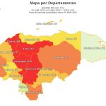 Map of traffic accident deaths in Honduras.