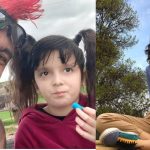 a father and his daughter and a young girl