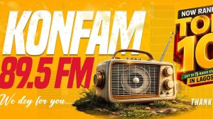 BREAKING: Konfam FM 89.5 Lagos Surpasses 2.67 Million Listeners